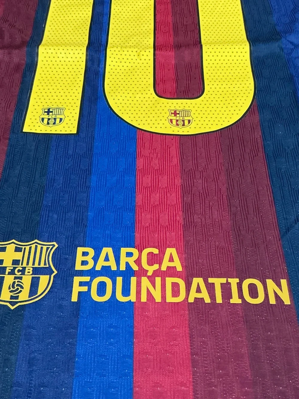 NWT FC BARCELONA 2026/27 Home Jersey Lamine Yamal #10 Player Version  Size XL - Picture 12 of 16
